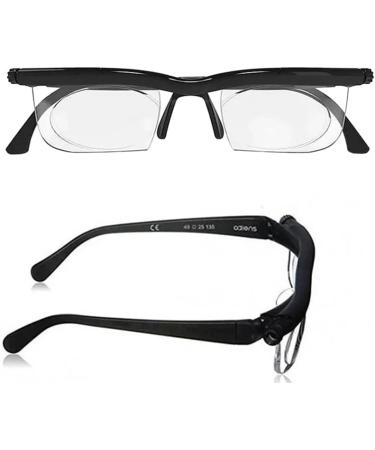 Adjustable Focus Glasses - HD Zoom Vision for Close & Distant Views | -6.00 to +3.00 | 2 Pack Reading Glasses for Men & Women - Buy Online on GoSupps.com