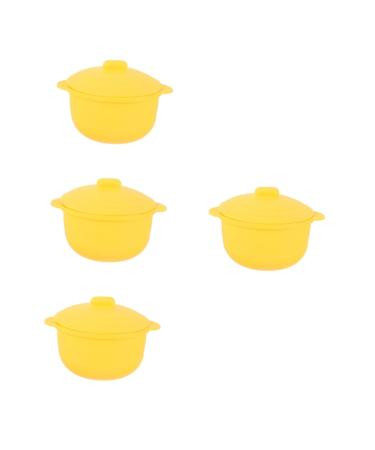 Beavorty 4 pieces of wax melts Silicone bowl Exchange of the sewage insert replacement wax liner for face and body facial bowl made of wood pebble gel child outside