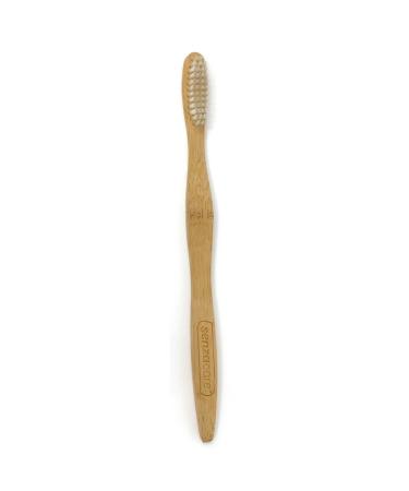 Soft Adult Bamboo Toothbrush - Eco-Friendly & Sustainable Oral Care | 1 EA - International Shipping Available - Buy Online on GoSupps.com