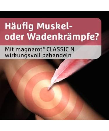Magnerot Classic N Tablets - Magnesium Orotate for Deficiency 200 Pieces Ideal for Pregnant & Breastfeeding Mothers - Shop Internationally - Buy Online on GoSupps.com