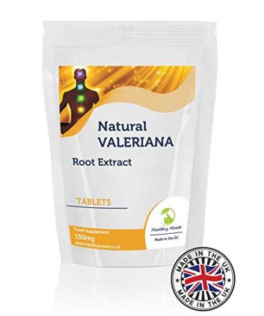 Valeriana Root Extract Concentrate Herb Health Food Supplement Vitamins 60 Tablets Sleeping Pills Anti-Stress Insomnia