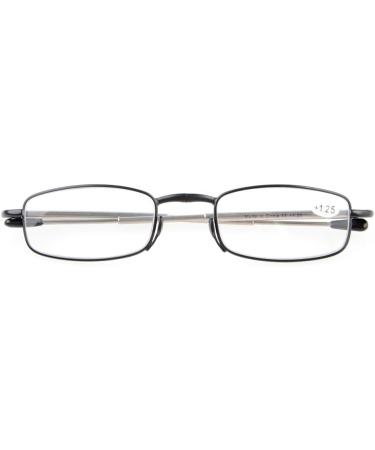 Eyekepper Folding Reading Glasses - Foldable Readers for Men & Women - +1.50 Strength - Black - Buy Online on GoSupps.com