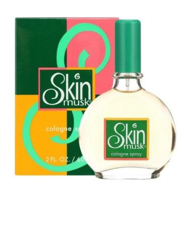 Skins Musk Cologne Spray for Women Fresh Clean Sensual Long Lasting 2 Fl Oz (Pack Of 1)