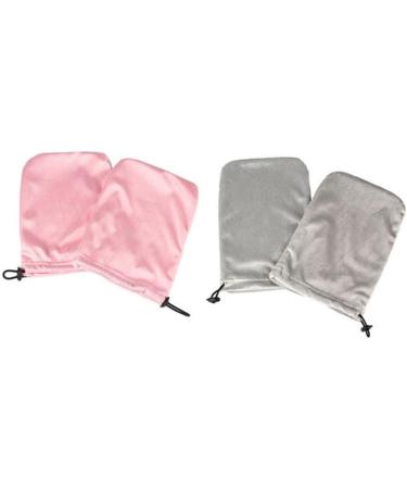 2paires Et Chaussettes Paraffine Ensemble De Soins Pour Et Thermique Couleur Rose Pour Spa Et Utilisation  - Buy Online on GoSupps.com