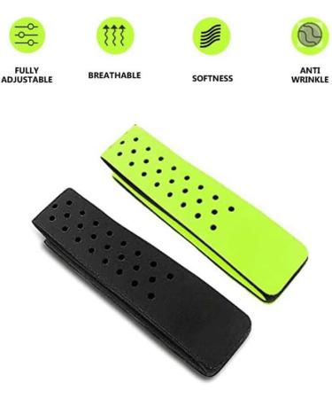 Xptieeck 2 Pack Adjustable Breathable Wristband for Heart Rate Monitor - Soft Strap (Black + Green) | International Shipping Available - Buy Online on GoSupps.com