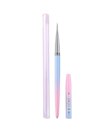 Dajidafu Nail Art Pen Sturdy Nylon Brush Skidproof Handle Nails Brushes Practical Lightweight Manicure Tools Drawing Friend DIY 9mm