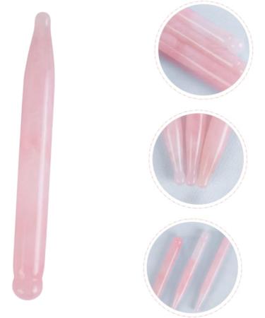 Buy Minkissy Crystal Slide Facial Tools - Self-Massage Acupress Rod & Eye Roller | Rose Quartz Foot Scraper & Body Massage Tool for Relaxation - Buy Online on GoSupps.com