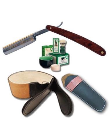 DOVO Inox Olive-wood razors