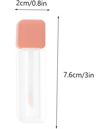  FELTECHELECTR Pack of 5 Refillable Lip Gloss Tubes 6 ml Matte Finish Orange - Buy Online on GoSupps.com