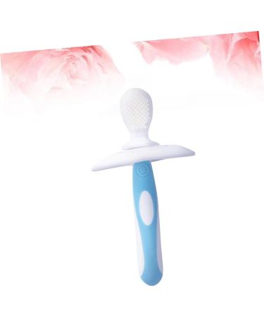 Frcolor Soft Silicone Baby Toothbrush - Children's Training Toothbrush with Bite Ring & Lid - Buy Online on GoSupps.com