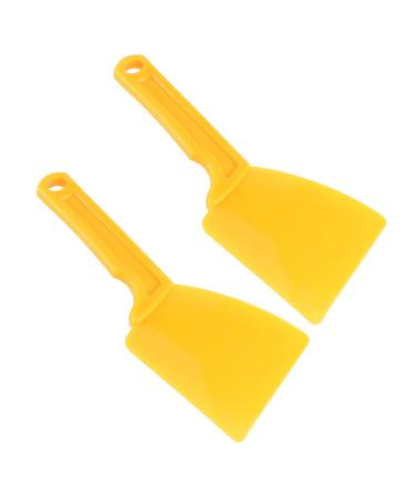 Balacoo 2pcs Plastic Honey Spatula Cake Frosting Tools Beekeeping Honey Collection Tool Smooth Scraper