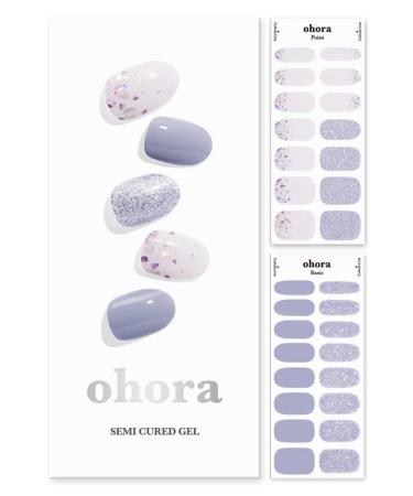 ohora Semi Cured Gel Nail Strips (N Afterglow) - Works with Any Nail Lamps Salon-Quality Long Lasting Easy to Apply & Remove - Includes 2 Prep Pads Nail File & Wooden Stick - Buy Online on GoSupps.com