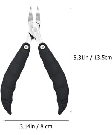 Beavorty 1Pc Folding hawk mouth pliers Toe Nail Clippers Adult Nail Clippers for Seniors Toenail Clippers for Thick Nails Ingrown Stainless steel Handle Rubber and Plastic Multifunction - Buy Online on GoSupps.com
