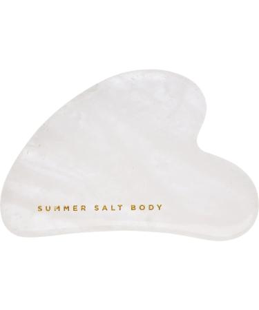 Summer Salt Body Gua Sha - Clear Quartz for Radiant Skin | Free International Shipping - Buy Online on GoSupps.com