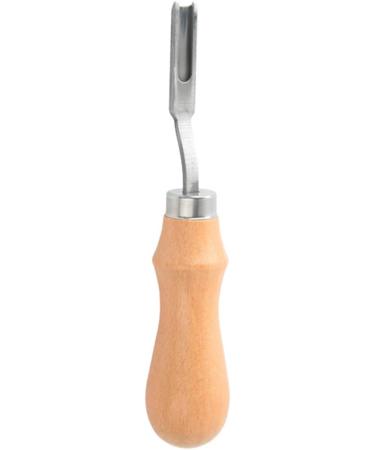 Professional Stainless Steel Leather Razor SCHABER | Premium Leather Edger for DIY | Wide Scraper & Thin Trimmer for Smooth Edges - Black - Buy Online on GoSupps.com