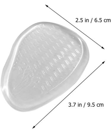 Lurrose 3 Pairs Soft Forefoot Pads - Comfort Gel Metatarsal Foot Pads for High Heels | International Shipping Available - Buy Online on GoSupps.com