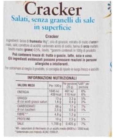  Pavesi 3 Gran Pavesi crackers with less salt 560g + 3 Mulino Bianco crackers with less salt 500g - Buy Online on GoSupps.com