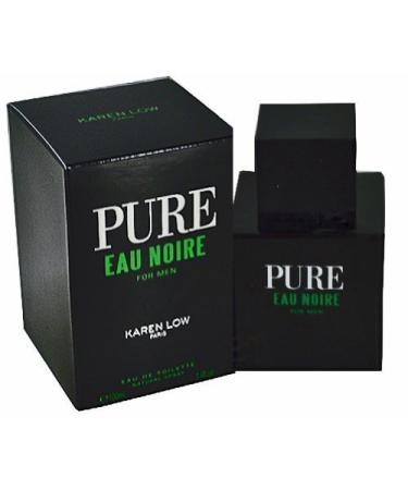Pure Eau Noire by Karen Low 3.4 oz Eau De Toilette Spray for Men by Karen Low