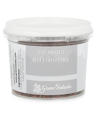 GRAN VELADA Himalayan Black Salt - Dark Brown Crystals for Exfoliators Bath Salts & Body Wraps | Rich in Iron Sulfur & Magnesium | 100g