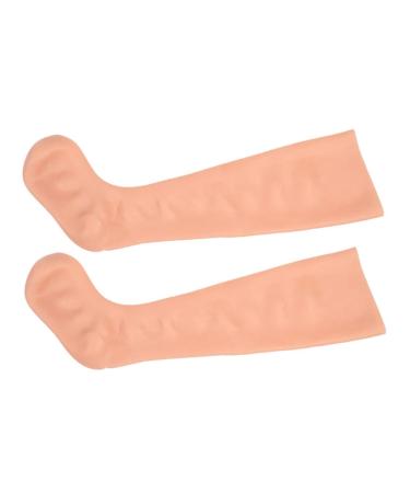 POPETPOP 1Pair Exfoliating Moisturizing Socks Dry feet Women s Socks feet moisturising Socks spa Socks Overnight Socks for Cracked feet Heel Crack Socks sebs Full Foot Supplies Girl