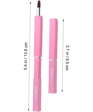 Makeup Brush Eyebrow Brush Lip Gloss Applicator Lip Gloss Brush Lipstick Mini medium Pink - Buy Online on GoSupps.com