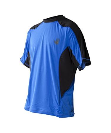 Body Glove Wetsuit Co Men's Performance Loose Fit Short Arm Shirt Large Royal