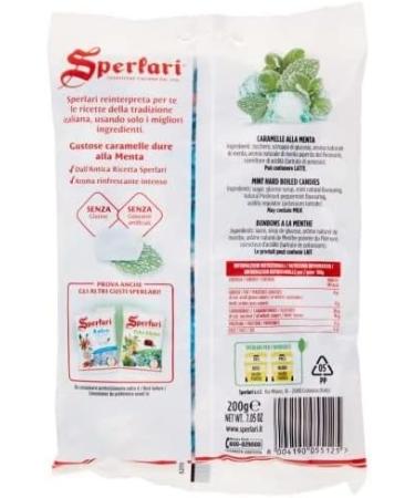  Sperlari Sperlari Polaris Caramelle Dure Alla Menta Glacial Sweets 200 g Pack of 3 - Buy Online on GoSupps.com