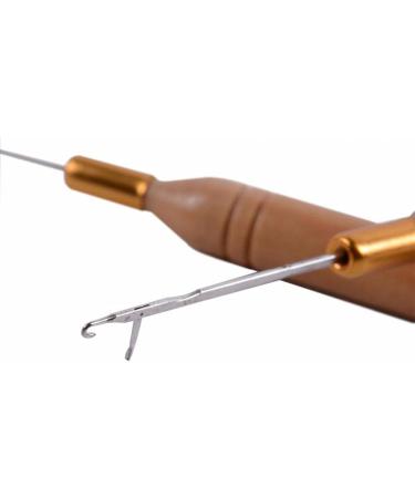 Buy Wooden Handle Hook Needle for Micro Rings Hair Extensions - Premium Hair Tools for Easy Application - Buy Online on GoSupps.com