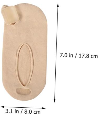Hemoton 1 Pair Separator Boat Socks - Men's Invisible Socks for Valgus Big Toe Correction - Portable Stretcher Orthotics Bandage Stockings - 17.8x8cm - Buy Online on GoSupps.com