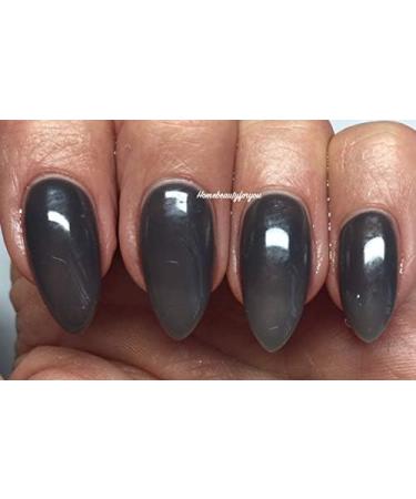 Bluesky BLACK BLACK WITH GLITTER Nail Gel Polish CHOOSE YOUR POPULAR BLACK UV LED Soak Off 10ml (BLACK TO GREY COLOR CHANGE TC20) - Buy Online on GoSupps.com