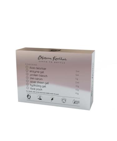 Aroma Magic Silver Facial Kit - 7 Steps Hydrating & Soothing Skincare Set for Dry & Sensitive Skin | Single Use | Radiant Glow - Buy Online on GoSupps.com