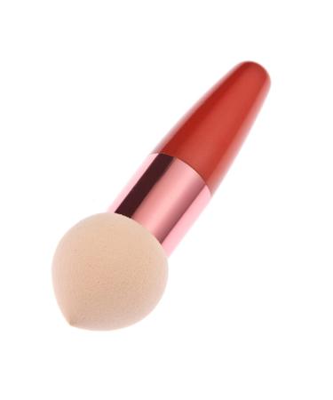 Housoutil 3pc Fake Hair Edges Concealer Brush Makeup Sponges for Blending Makeup Brush Tools on Stick Makeup Lollipop Sponge Eyeshadow Brush Travel Foundation Brush