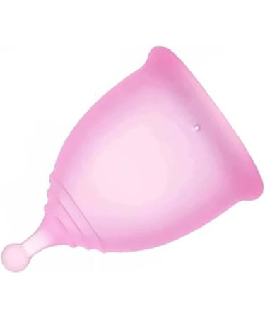 Pink Silicone Menstrual Cup - Reusable Soft & Flexible Eco-Friendly Design - Buy Online on GoSupps.com