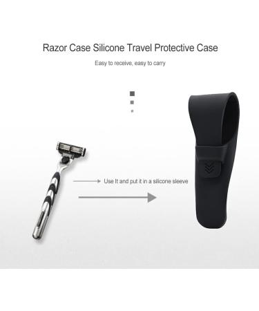 Kawehiop Universal Storage Pocket for Manual Razors - Outdoor Organizer & Safety Protector - Black - Buy Online on GoSupps.com