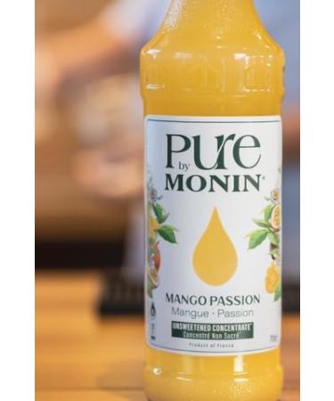 Pure by Monin Mango Passion For Sugarless or Low Sweetened Drinks 70cl - Buy Online on GoSupps.com