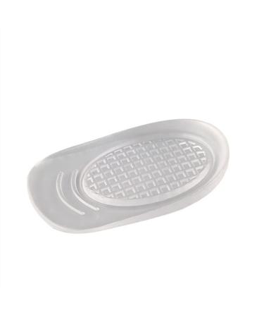Cups Heel Inserts GEL Shock Absorption Heel Cushion Support Men Soft Sports for Heel Spurs and Heal Dry Cracked Heels(Clear color X-Large)