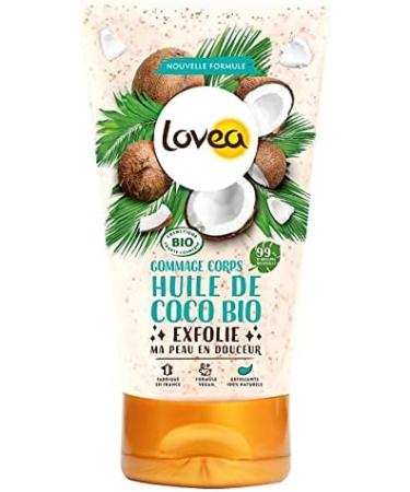 LOVEA - Organic Coconut Oil Body Scrub 150ml - Pack of 3 - Buy Online on GoSupps.com