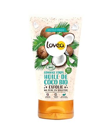 LOVEA - Organic Coconut Oil Body Scrub 150ml - Pack of 3