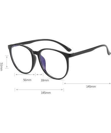 Large Anti-UV Reading Glasses +350 | Blue Light Blocking Computer Readers | Robust Round Flat Mirror - Fuqinqingoz - Buy Online on GoSupps.com