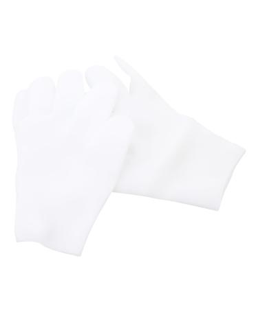 FRCOLOR 2 Pairs Moisturizing Gloves Anti- Cracking Mitten Ladies Mittens Anti- Wrinkle Gloves Hand Softening Gloves Black Gloves Hands Beauty Masks Hand Cream Dryness Women's White Sebs