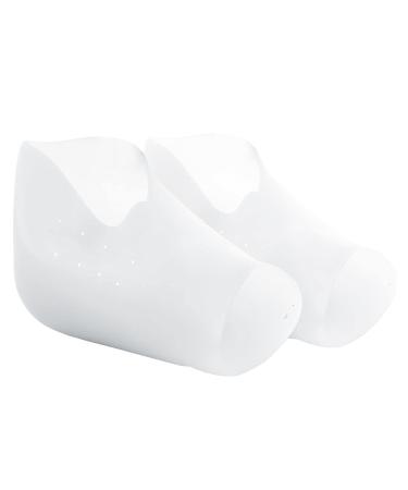 Innovagoods - increasing insoles made of silicone gel 2.5 cm body size ergonomic non -slip reusable white unit size silicone