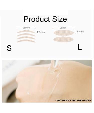 Invisible Eyelid Lift Strips Kit - 1200Pcs/600Pairs - Self-Adhesive Double Eyelid Tape for Hooded Eyes - Large Heart-Mesh Design - Buy Online on GoSupps.com