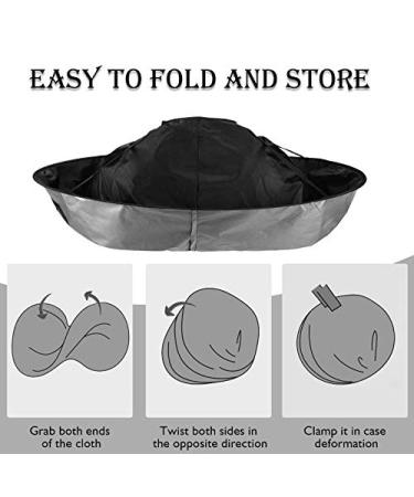 Friseur Walls Hair Cutting Clasp Umbrella | Waterproof & Foldable Hairdressing Cloak with Velcro Fastener (70cm) - Perfect for Hair Styling Cuts & Colors - Buy Online on GoSupps.com