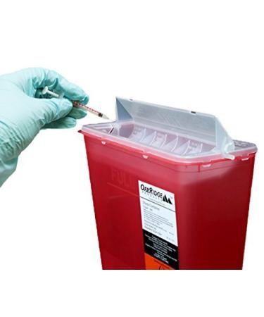 5 Quart OakRidge Products TouchFree Sharps Disposal Container - Buy Online on GoSupps.com