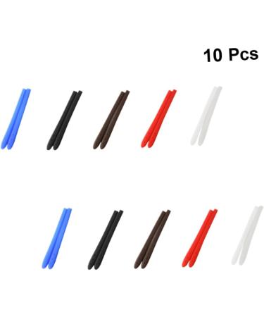 Buy FOMIYES 10 Pairs Eyeglasses Accessories - Durable Leg Sleeve Covers for Glasses | International Shipping Available - Buy Online on GoSupps.com