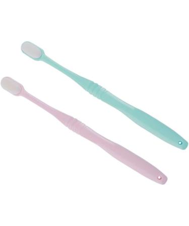 Frcolor Portable Toothbrush for Sensitive Gums | Soft Manual Brush for Adults & Couples | Ideal for Dental Prosthesis Cleaning - Buy Online on GoSupps.com