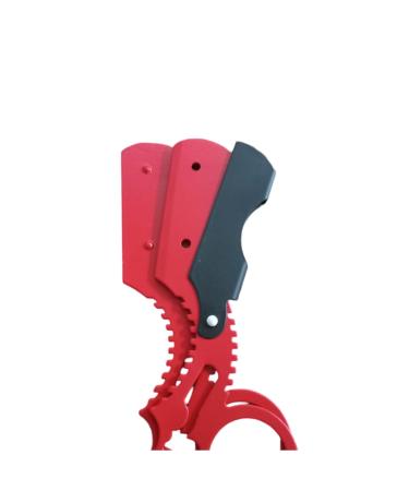 Stainless Steel Double Ring Barber Razor - Beard Trimmer with Safety Pouch for Men & Women | Personal Care & Salon Use - Buy Online on GoSupps.com