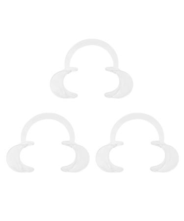 qazaa 3pcs Autoclavable Dental Teeth Whitening Lip & Cheek Retractor Dentist Mouth Opener Repeat Use S Small