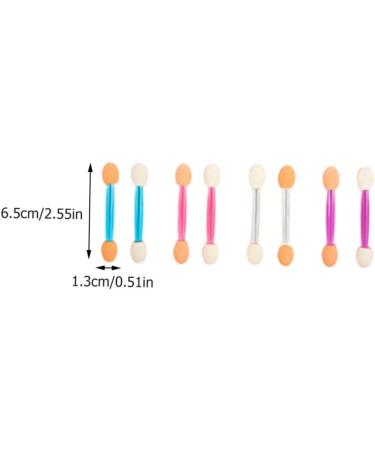 VINTORKY 120pcs Double Ended Eye Shadow Stick Eyeshadow Wand Crease Brush Eyeshadow Concealer Makeup Plastic - Buy Online on GoSupps.com