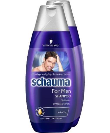 Schauma Schauma For Men 2-pack of shampoos (2 x 400 ml) Schauma